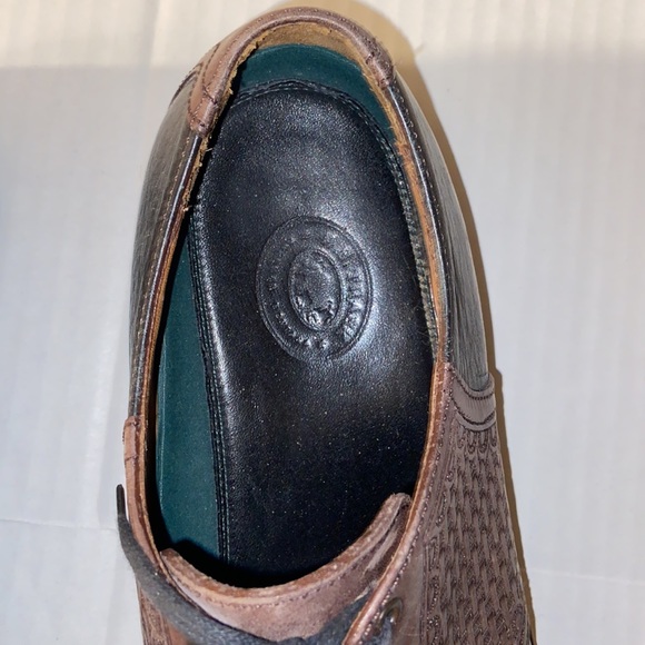 H. S. Trask Brown Leather Lace Up Two Tone Oxford Size 9 M Shoes - Picture 7 of 16